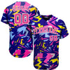 Maxcorners Custom 3D Pattern Design Music Festival Authentic Baseball Jersey LM2605
