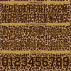 Maxcorners Custom Brown Old Gold 3D Pattern Leopard Print Authentic Football Jersey LM2605