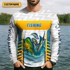 Maxcorners Catch Of The Day Funny Fishing Shirts For Men, SPF Shirt For Men, Funny Fishing Shirt, Gift For Fisherman