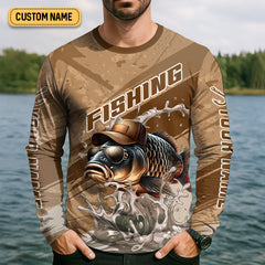 Maxcorners When In Doubt Fish Funny Fishing Shirt, SPF Shirt For Men, Gift For Fisherman, Largemouth Bass Fishing