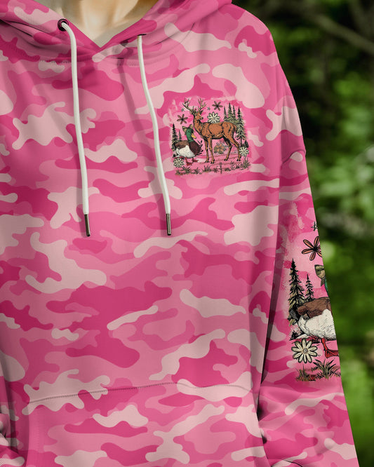 Maxcorners Pretty In Pink Hunting Camo All Over Print  LM1601