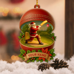 Maxcorners Christmas Cricket Players, Home Decor, Christmas Ornament 2D Flat LM2111