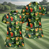 Maxcorners Tropical Cocktail Coconut And Palm Leaf Golf Polo, Hawaiian Golf Shirt, Golf Polo For Women LM1507
