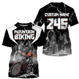 Maxcorners Mountain Bike Cycling Customize Name 3D Shirts