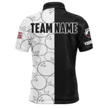 Maxcorners American Flag Patriotic Bowlers Customized Name And Team Name 3D Shirt