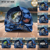 Maxcorners Fishing Midnight Bass Hunter Hooked on Nature Personalized 3D Cap  (11 Fish Species)