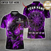 Maxcorners Darts Shirt Gothic Skull Dartboard Flaming Design, Multicolor Customized Name, Team Name 3D Shirts