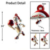 Maxcorners Custom Name Bowling Ornament, Bowling Lover Christmas Gift 2D Flat LM2211