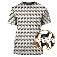 Maxcorners Maxcorners Pattern Golf Shirt For Men, Dog Golf Shirt, Crazy Golf Shirt For Golfers