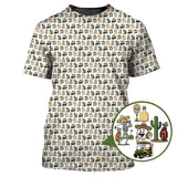 Maxcorners Pattern Golf Shirt, Mexican Golf Shirt For Golfer, Funny Golf Shirt For Men