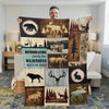Maxcorners Rustic Moose Lodge Blanket - Cozy Cabin & Lakehouse Decor for Outdoor Lovers LM1611