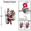 Maxcorners Custom Name Billiard Santa Ornament, Billiard Lover Christmas Gift 2D Flat LM2111