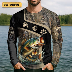 Maxcorners I Have A Retirement Plan Fishing UV Shirts, Tree Camouflage, Fishing Jersey, Gift For Fisherman
