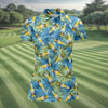 Maxcorners Funny Tropical Beer Bottle Pattern Golf Polo Shirt, Golf Tops For Women, Performance Golf Shirt LM1507