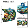 Maxcorners Custom Name Mountain Bike Ornament, Mountain Bike Lover Christmas Gift 2D Flat LM2111