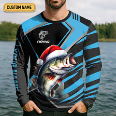 Maxcorners It's The Most Wonderful Time Of The Year For Fishing SPF Shirt For Men, Christmas Fishing Gift Ideas