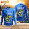 Maxcorners Fishing Is My Therapy – Personalized Bass Fishing UPF Shirt, Fishing Shirt for Men