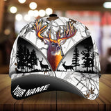 Maxcorners Epic Deer Hunting Zip Camo Pattern 3D Multicolor Personalized Cap