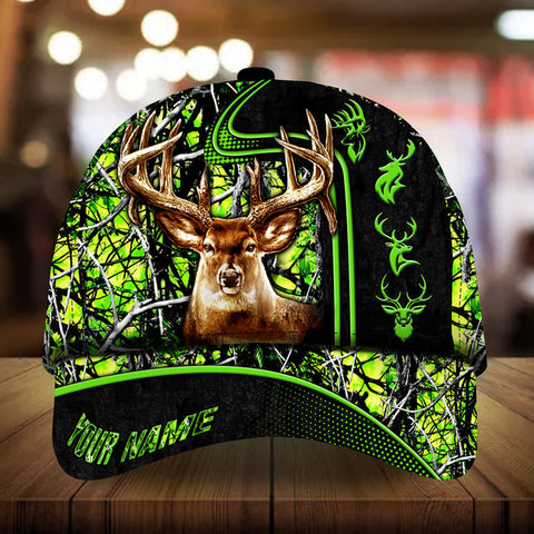 Maxcorners Beautiful Deer Hunting Version 2 Multicolored Pattern Personalized Cap