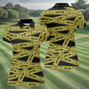 Maxcorners Funny Bad Driver Caution Tape Golf Polo Shirt, Golf Shirts For Women, Performance Golf Shirt LM1507