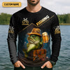Maxcorners I Just Want To Drink Beer And Jerk My Rod Bass Fishing Shirt, Funny Fishing Shirt, Gift For Fisherman