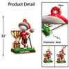 Maxcorners Custom Name and Year Golf Champion Ornament, Golf Lover Christmas Gift 2D Flat LM2111