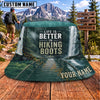 Maxcorners Hiking Life Is Better In Hiking Boots Personalized Name 3D Cap