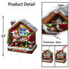 Maxcorners Custom Name Chess Santa Ornament, Chess Lover Christmas Gift 2D Flat LM2211