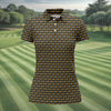 Maxcorners Golf Hub Repeat Logo Golf Top, Funny Golf Community Design, Golf Shirts For Women LM1507