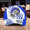 Maxcorners Bowling Wolf Strike Power Multicolor Personalized Name 3D Cap