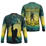 Maxcorners Bigfoot Men's Golf Polo Shirt, Golfing Apparel, Mens Golf Gift, Funny Golf Shirt