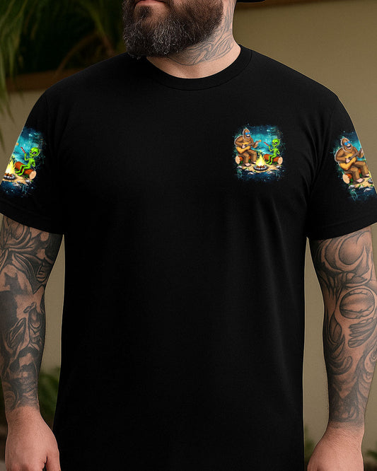 Maxcorners Making Memories One Campfire At A Time Bigfoot Alien All Over Print LM1601