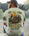 Maxcorners Not All Who Wander Are Lost Compass All Over Print LM2101
