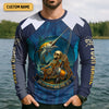 Maxcorners Marlin Fishing SPF Shirts, Dead Man and The Sea Fishing Shirts For Men, Funny Fisherman Gift