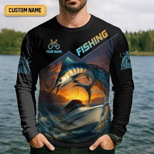 Maxcorners Fishing Is My Anger Management Men Fishing Shirt, SPF Shirt For Men, Presents For Fishermen