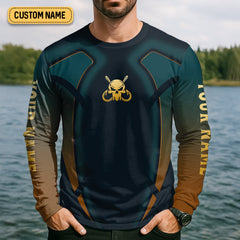 Maxcorners Crazy Fishing SPF Shirt For Men, Marlin Tournament Men Fishing Shirt, Gift For Fisherman