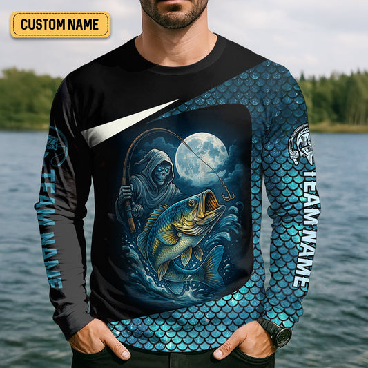 Maxcorners Tournament Ready, Team Steady, Fish Button Up Shirt, UV Protection Shirt, Presents For Fishermen