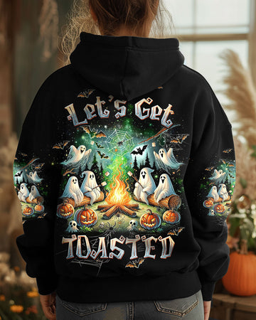 Maxcorners Let's Get Toasted Boos Halloween All Over Print LM2101