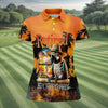Maxcorners Funny Retirement Parrot Beach Vacation Golf Shirt, Golf Polo For Women, Printed Golf Shirt LM1507