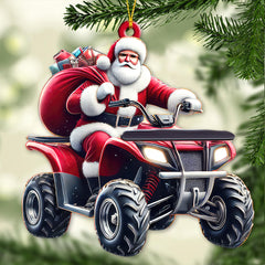 Maxcorners Custom Name Jeep Ornament, Christmas Gift for Jeep Lover 2D Flat LM2111