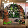 Maxcorners Skull Deer Hunting Steel Pattern 3D Multicolor Personalized Cap