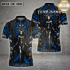 Maxcorners Darts Gothic Vampire Queen Red Black Dartboard Multiple Personalized Name, Team Name 3D Shirt