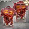 Maxcorners Super Bowling Boom Multicolor Customized Name, Team Name 3D Shirt