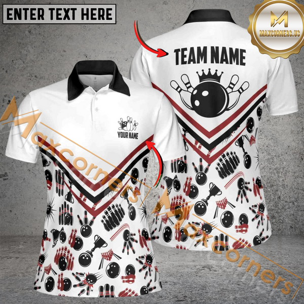 Maxcorners Player Strike Bowling Jersey Customized Name, Team Name 3D Shirt For Women