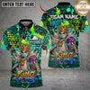 Maxcorners Bowling & Pins Graffiti Street King Pins Customized Name, Team Name 3D Shirt (4 Colors)
