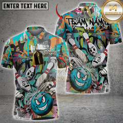 Maxcorners Urban Impact Bowling Jersey Multicolor Customized Name, Team Name 3D Shirts