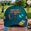 (7 Colors) Maxcorners Disc Golf Ace Maker Player & Chain Basket Personalized Name 3D Cap LM3009