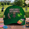 (7 Colors) Maxcorners Disc Golf Ace Maker Player & Chain Basket Personalized Name 3D Cap LM3009