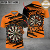 Maxcorners Darts & “Shut Up & Throw” Dartboard Graphic Multicolor Customized Name, Team Name 3D Shirts