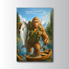 Maxcorners Striped Bass Fishing Bigfoot Forest Angler Style Personalized Name 3D Poster